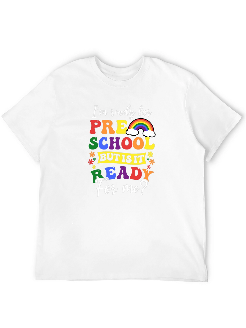 Ready for Preschool Rainbow Tee