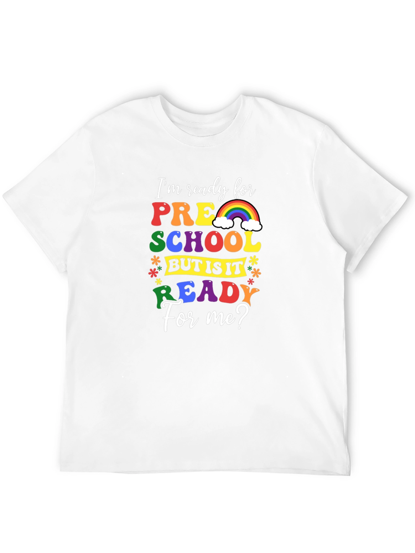 Ready for Preschool Rainbow Tee