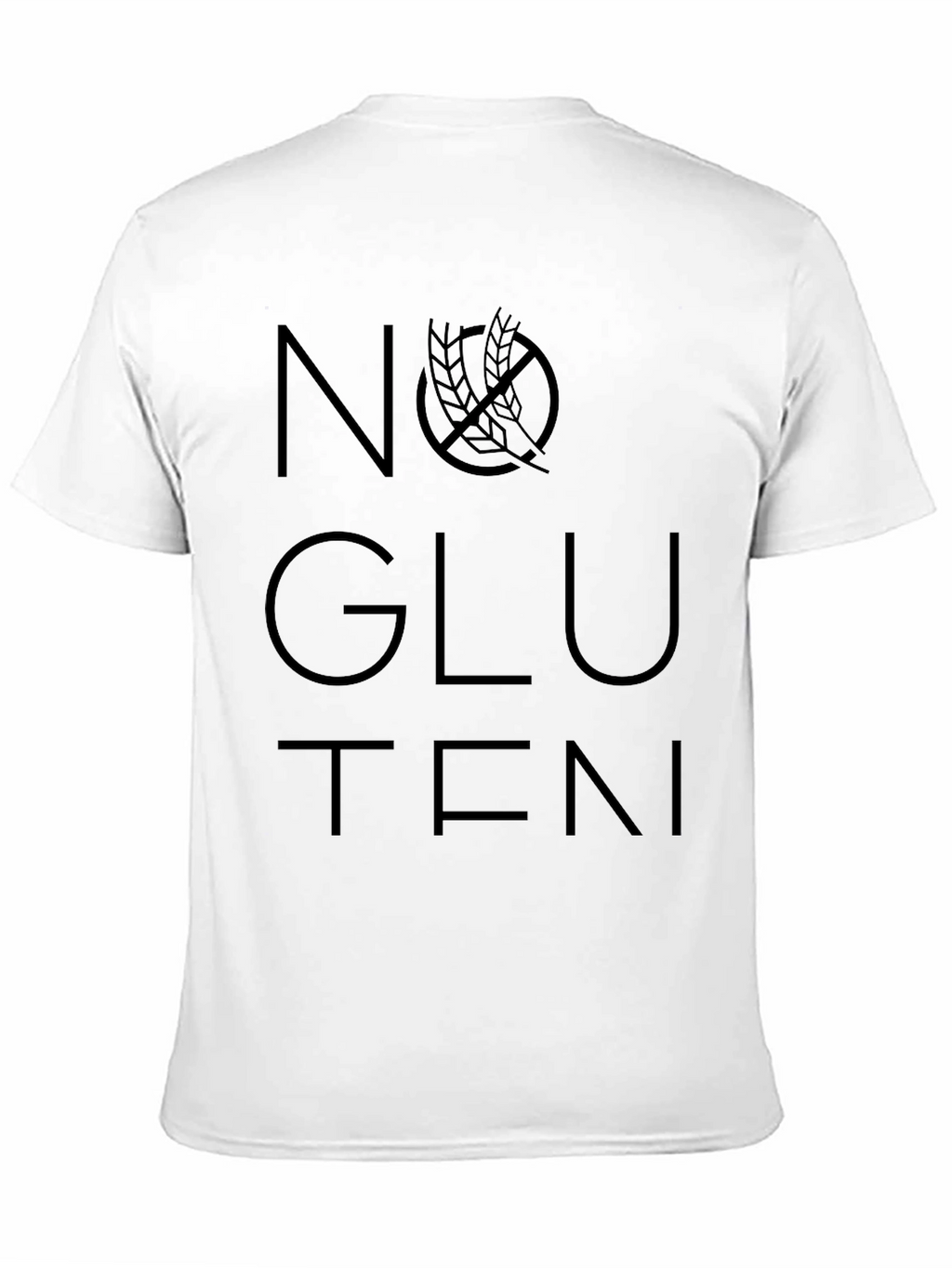 No Gluten T-Shirt - Black Graphic Tee