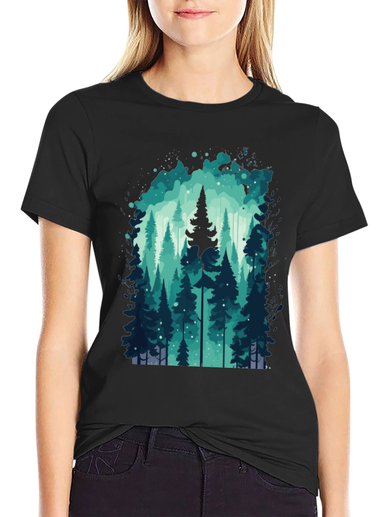 Nature Forest Graphic Tee - Cool Adventure Shirt