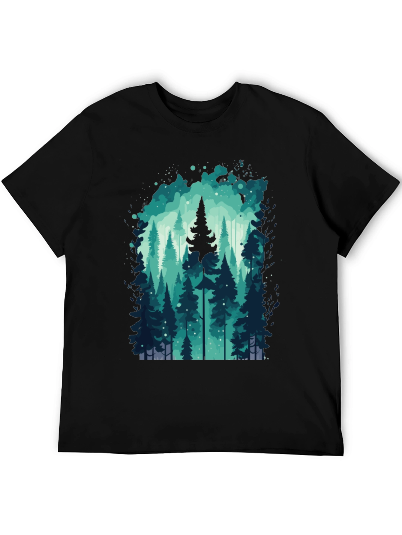 Nature Forest Graphic Tee - Cool Adventure Shirt