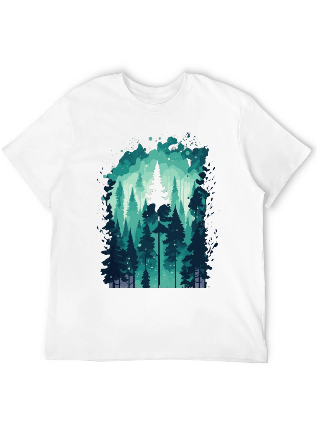 Nature Forest Graphic Tee - Cool Adventure Shirt