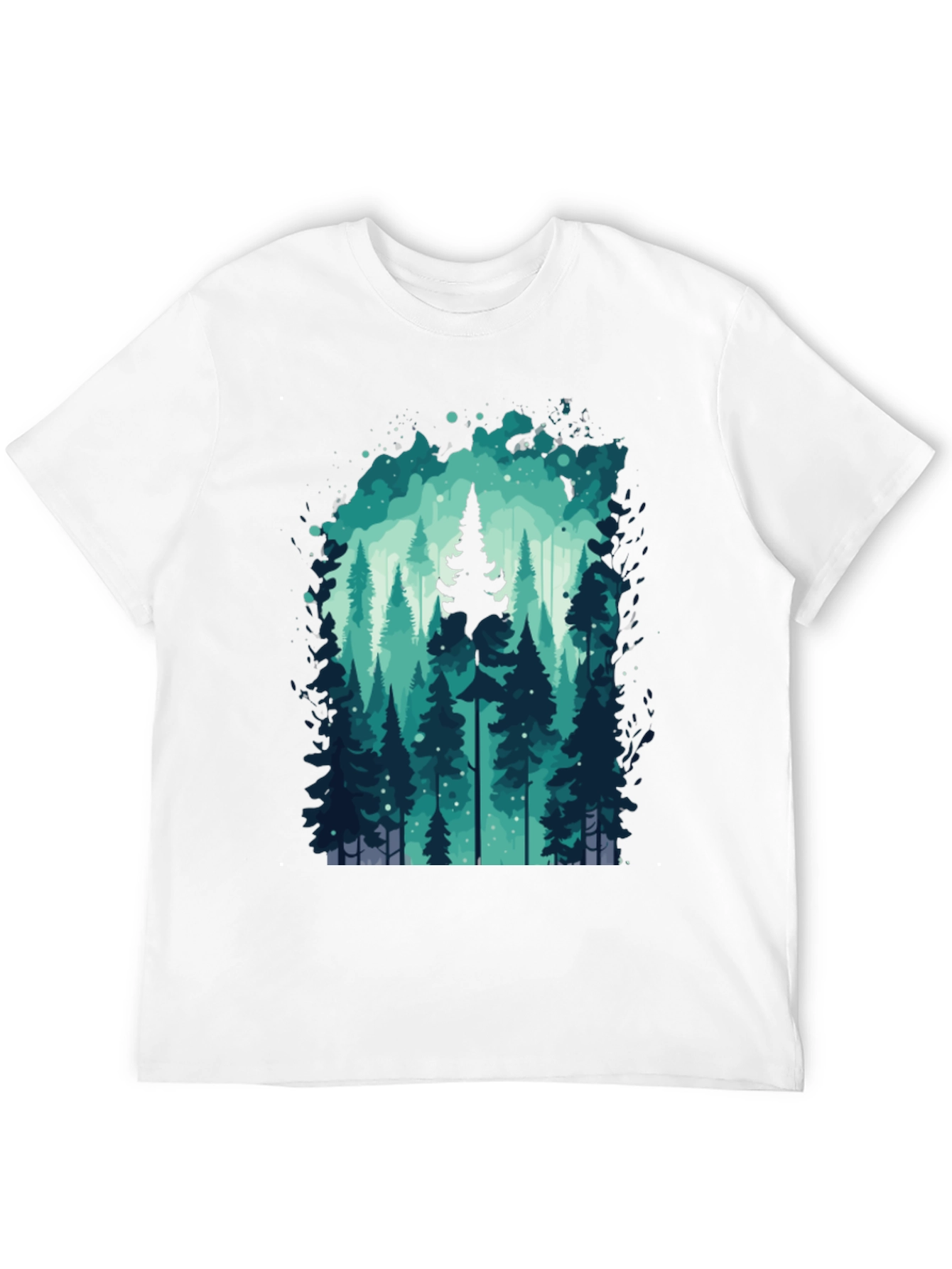 Nature Forest Graphic Tee - Cool Adventure Shirt