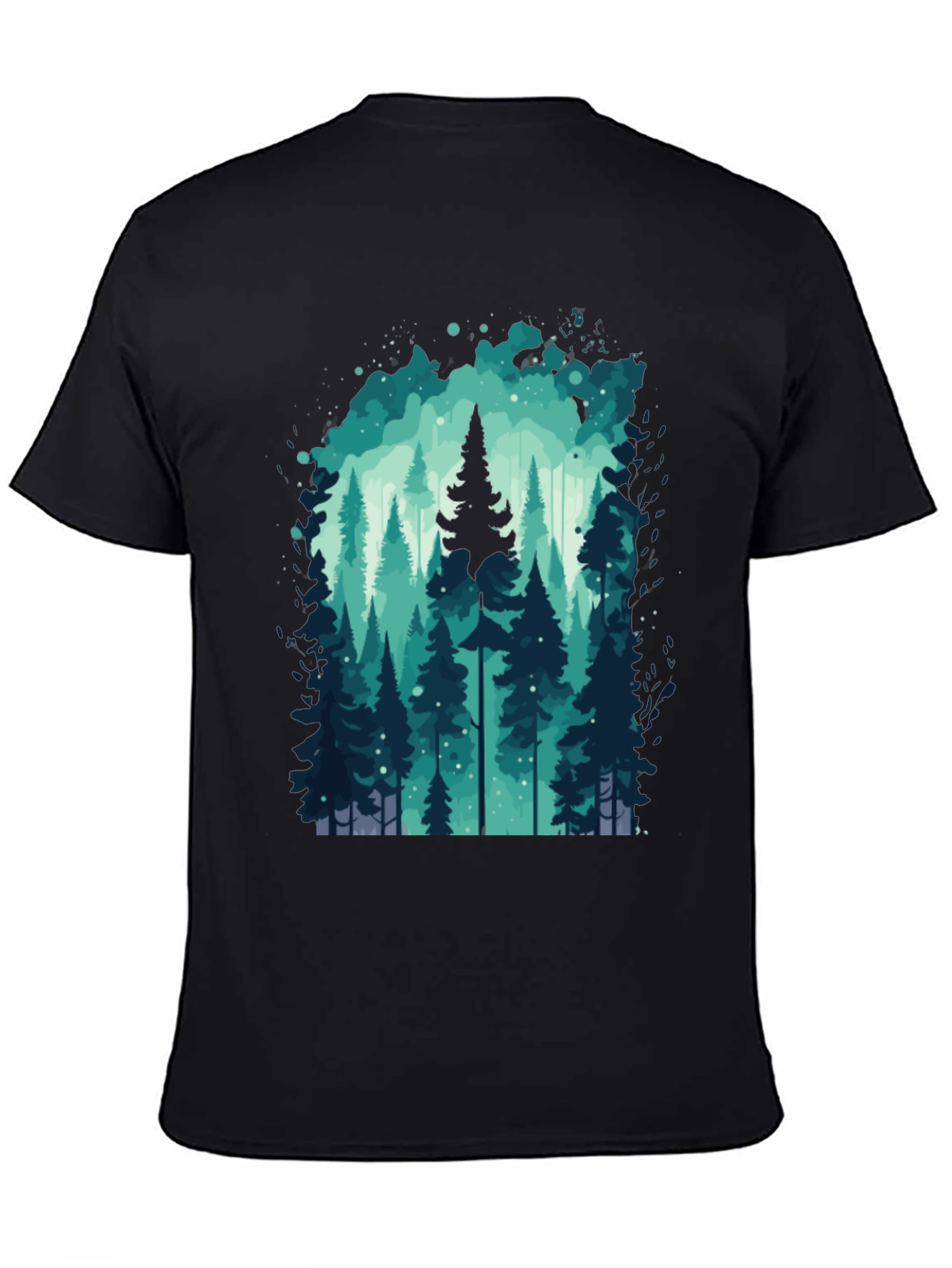 Nature Forest Graphic Tee - Cool Adventure Shirt