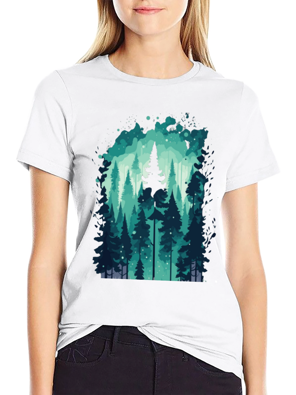 Nature Forest Graphic Tee - Cool Adventure Shirt