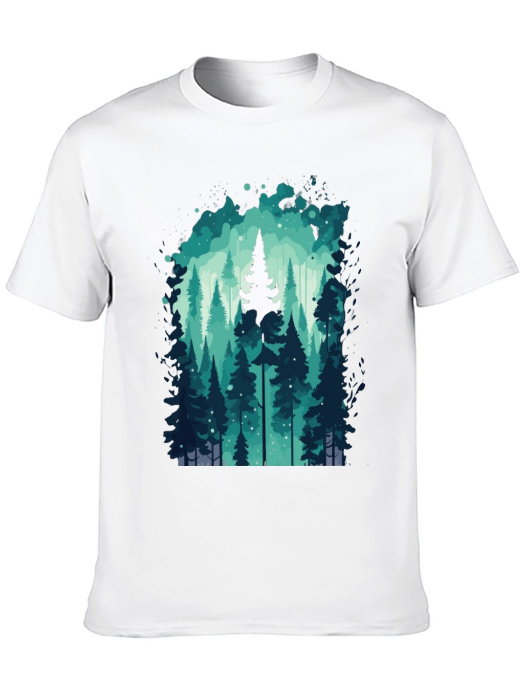 Nature Forest Graphic Tee - Cool Adventure Shirt