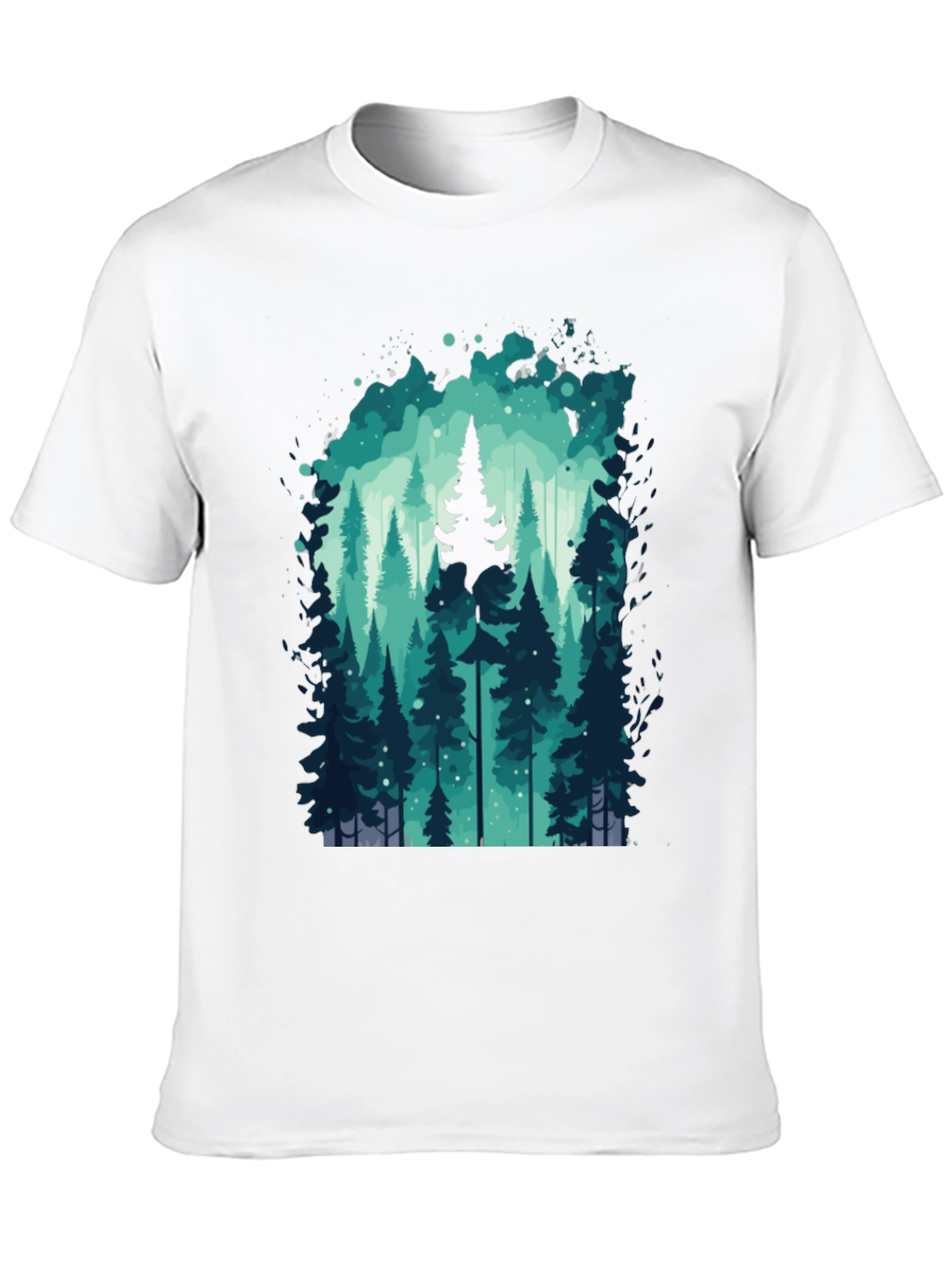 Nature Forest Graphic Tee - Cool Adventure Shirt
