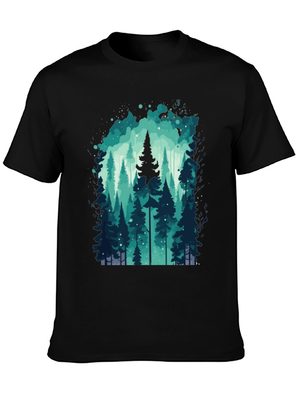Nature Forest Graphic Tee - Cool Adventure Shirt