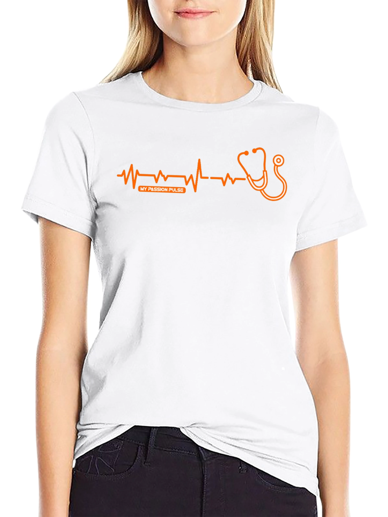 My Passion Pulse Graphic T-Shirt - Black
