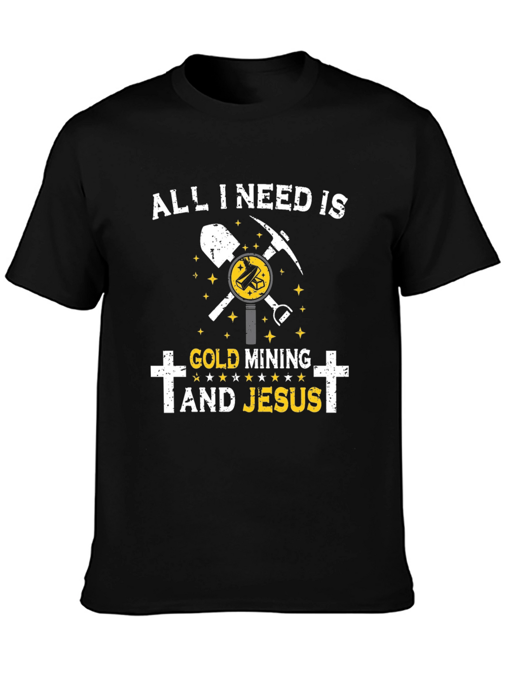 Gold Mining and Jesus T-Shirt