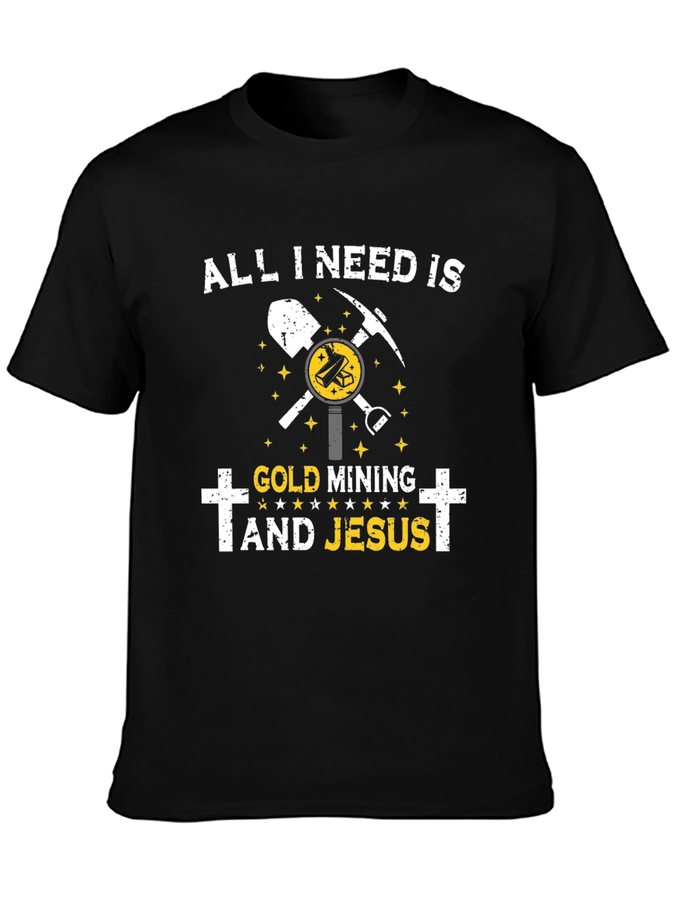 Gold Mining and Jesus T-Shirt