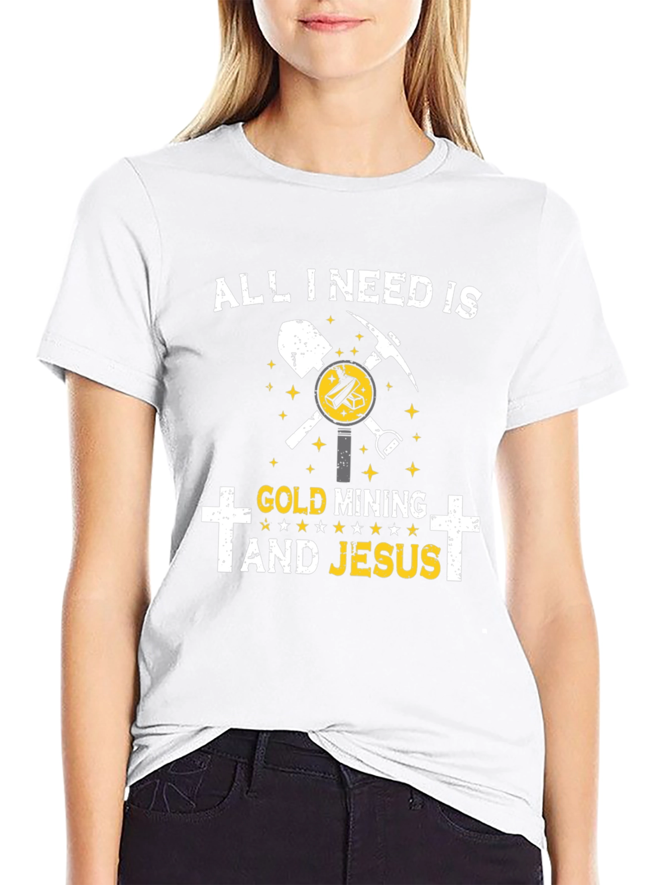 Gold Mining and Jesus T-Shirt