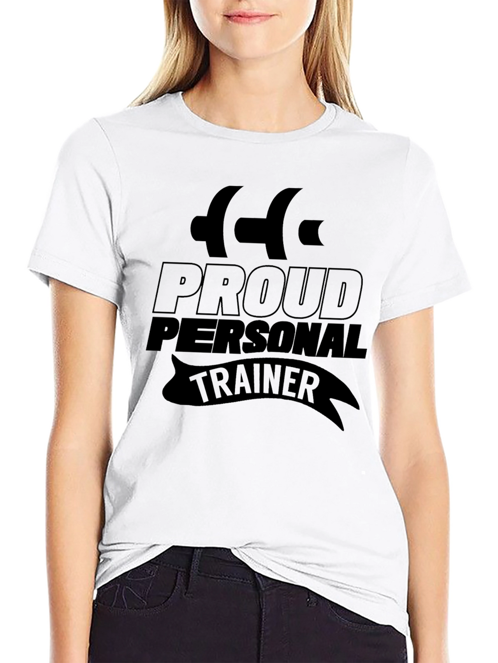 Proud Personal Trainer Black T-Shirt