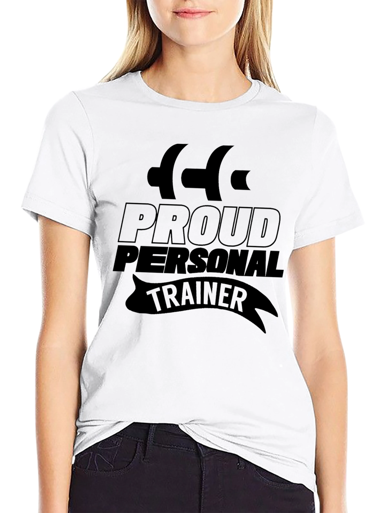 Proud Personal Trainer Black T-Shirt