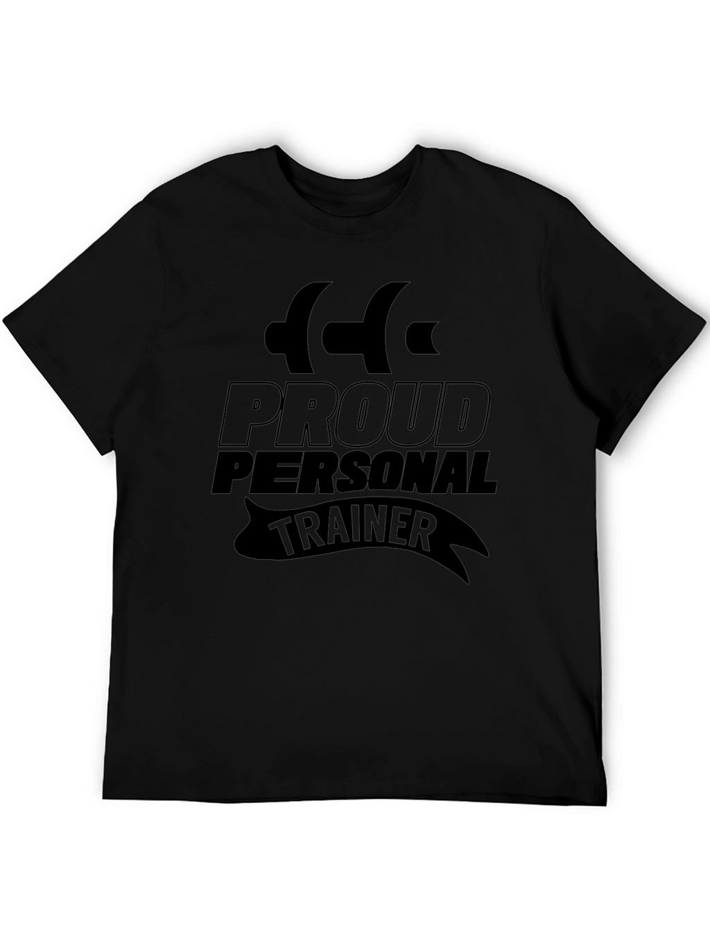 Proud Personal Trainer Black T-Shirt