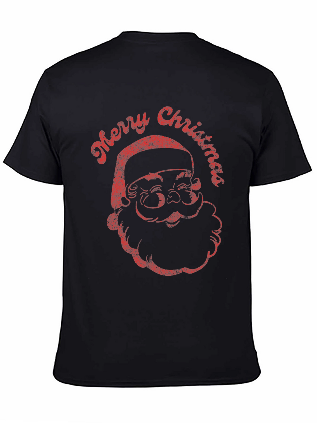 Retro Santa Merry Christmas Graphic Tee