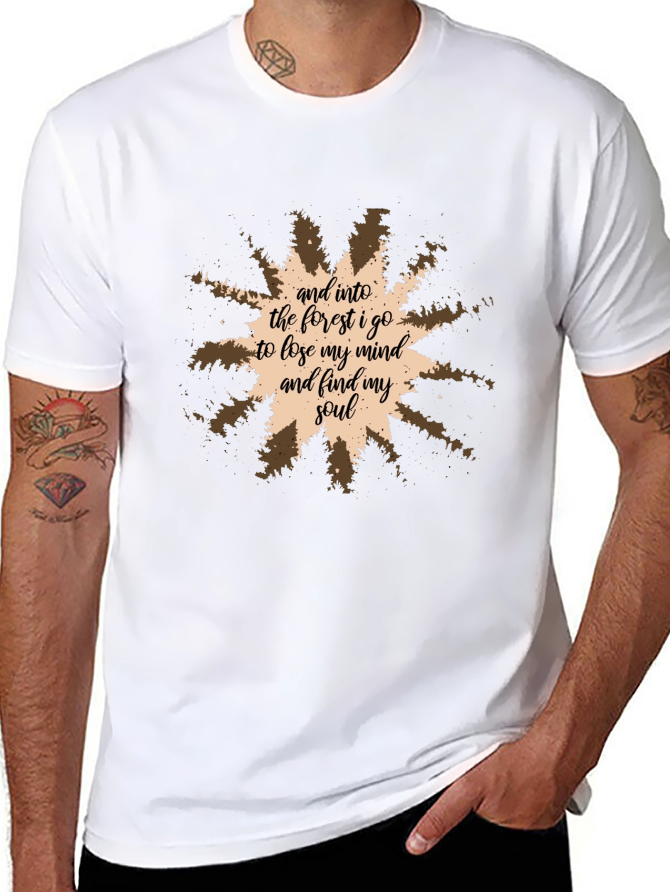 Forest Mind Soul Graphic Tee - Relaxed Fit