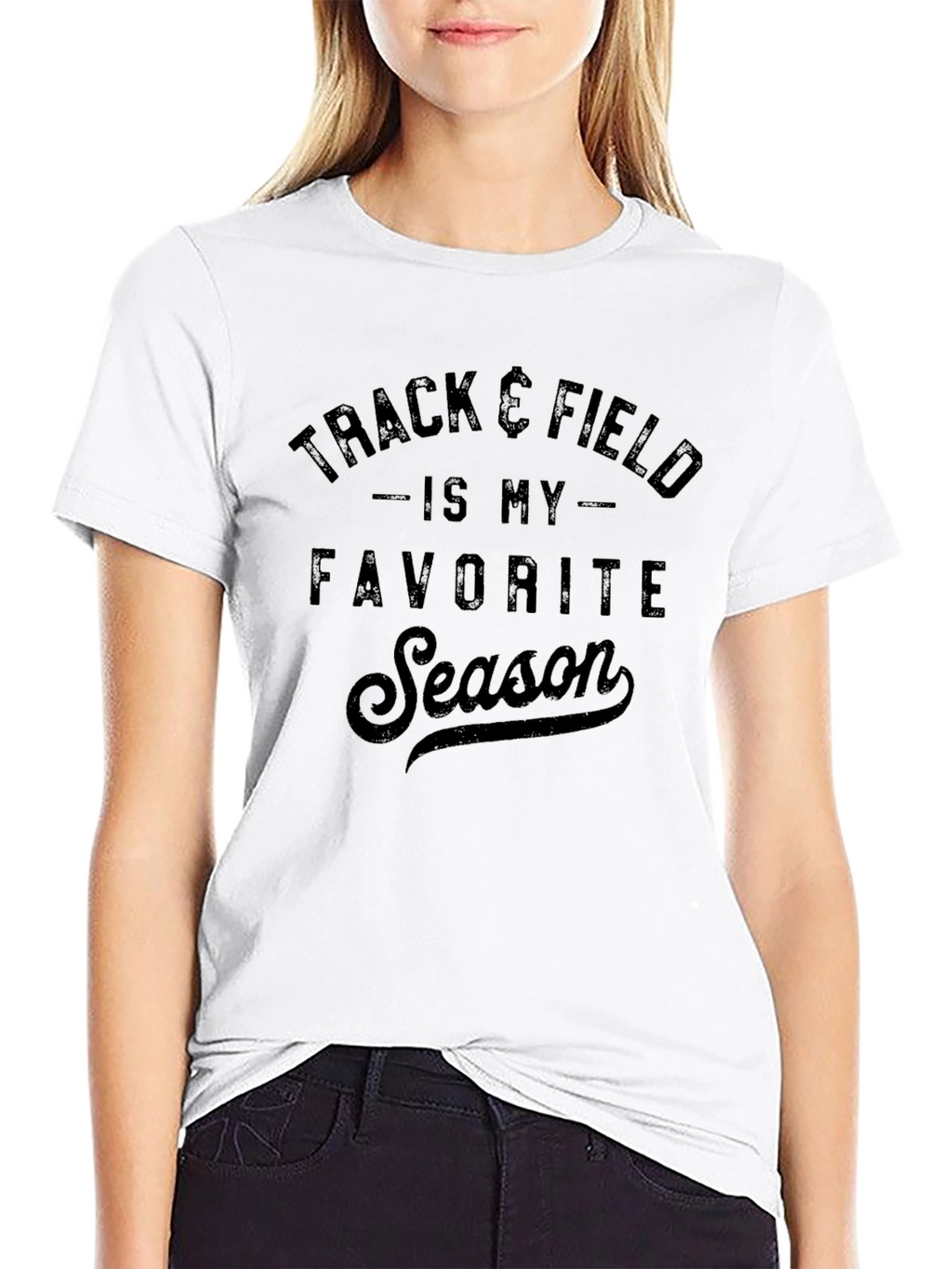 Track & Field Favorite Season Graphic T-Shirt