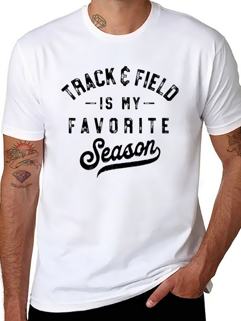Track & Field Favorite Season Graphic T-Shirt