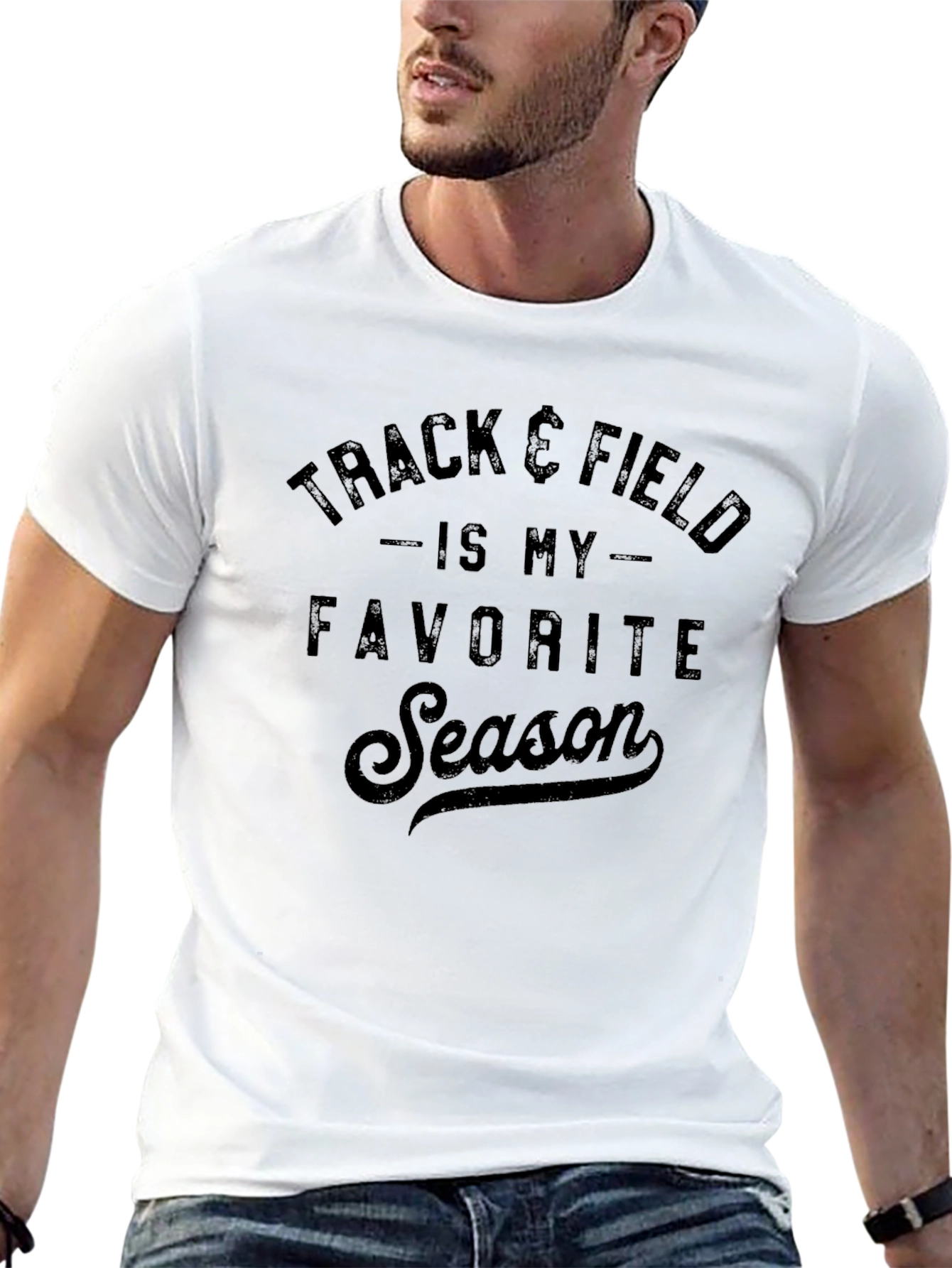 Track & Field Favorite Season Graphic T-Shirt