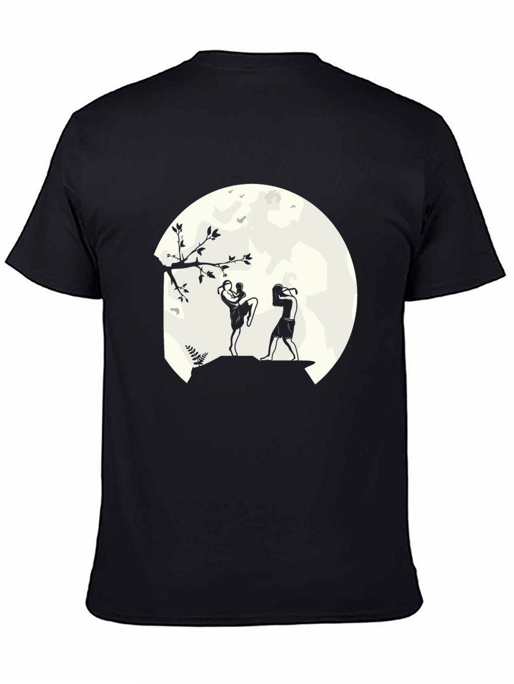 Martial Arts Moon T-Shirt - Kickboxing Design