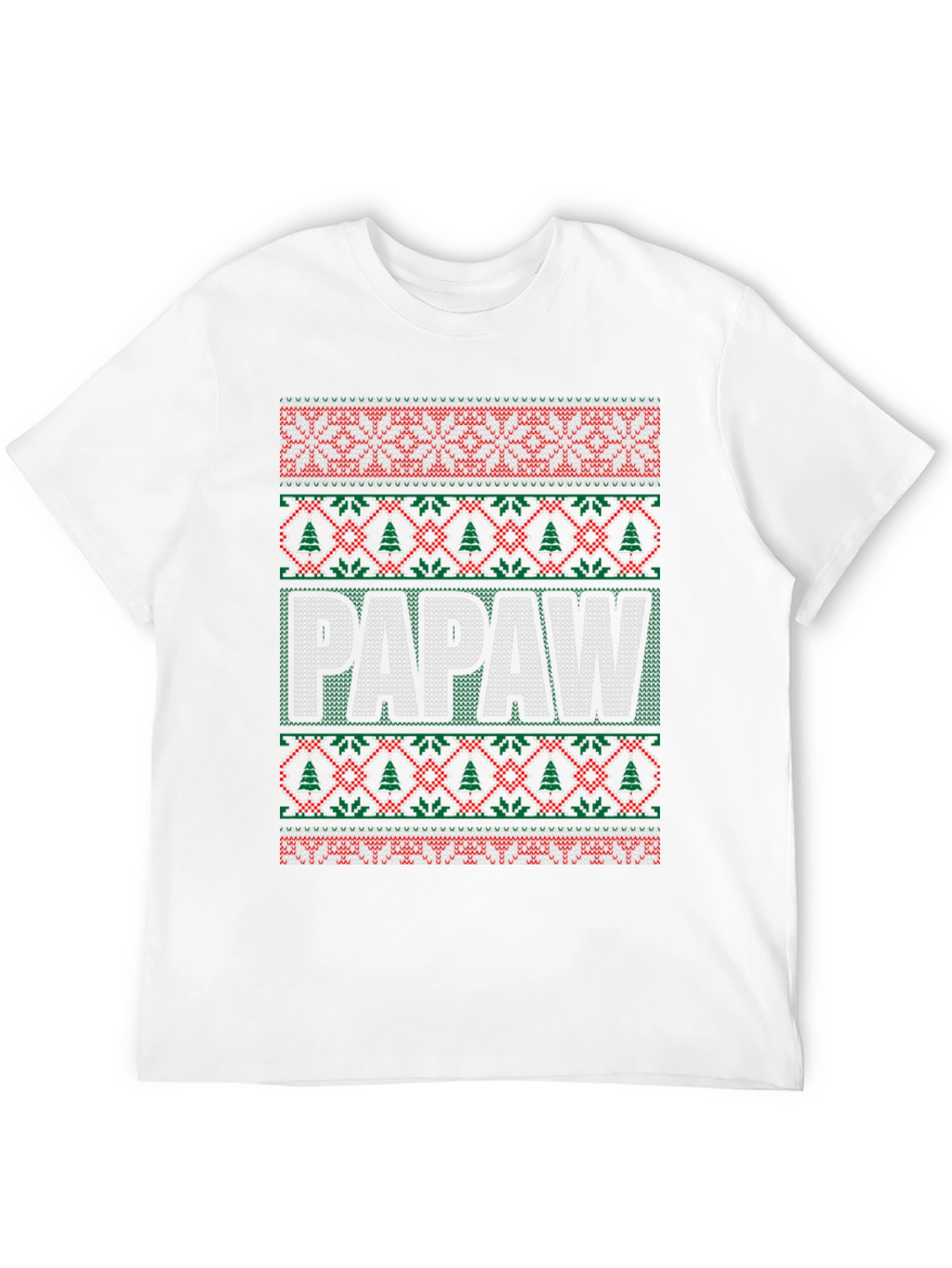 Papaw Ugly Christmas Sweater T-Shirt