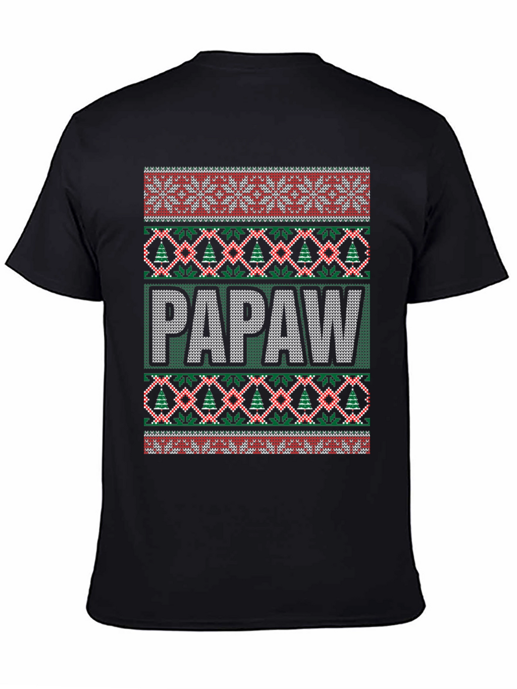 Papaw Ugly Christmas Sweater T-Shirt