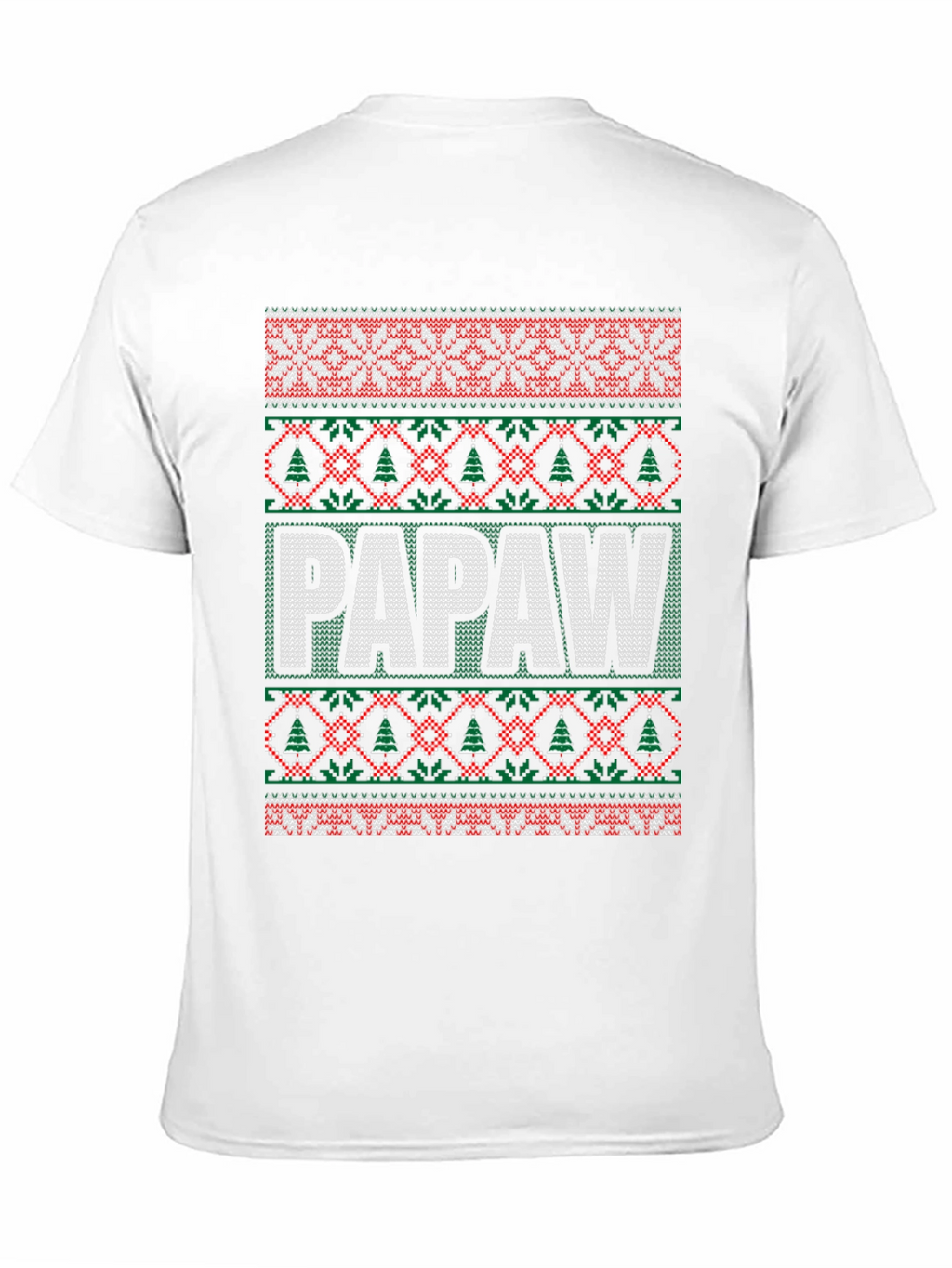 Papaw Ugly Christmas Sweater T-Shirt