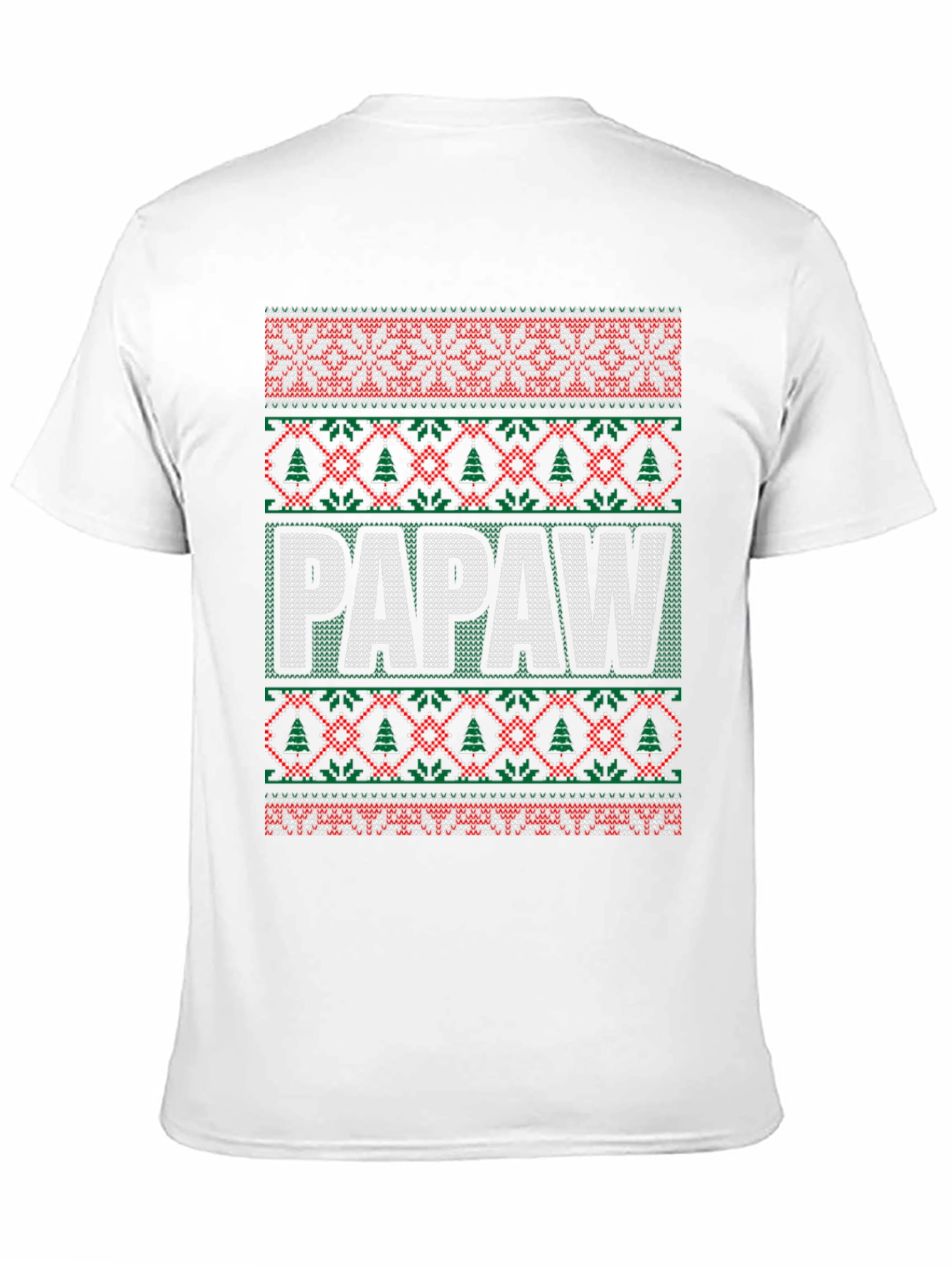 Papaw Ugly Christmas Sweater T-Shirt