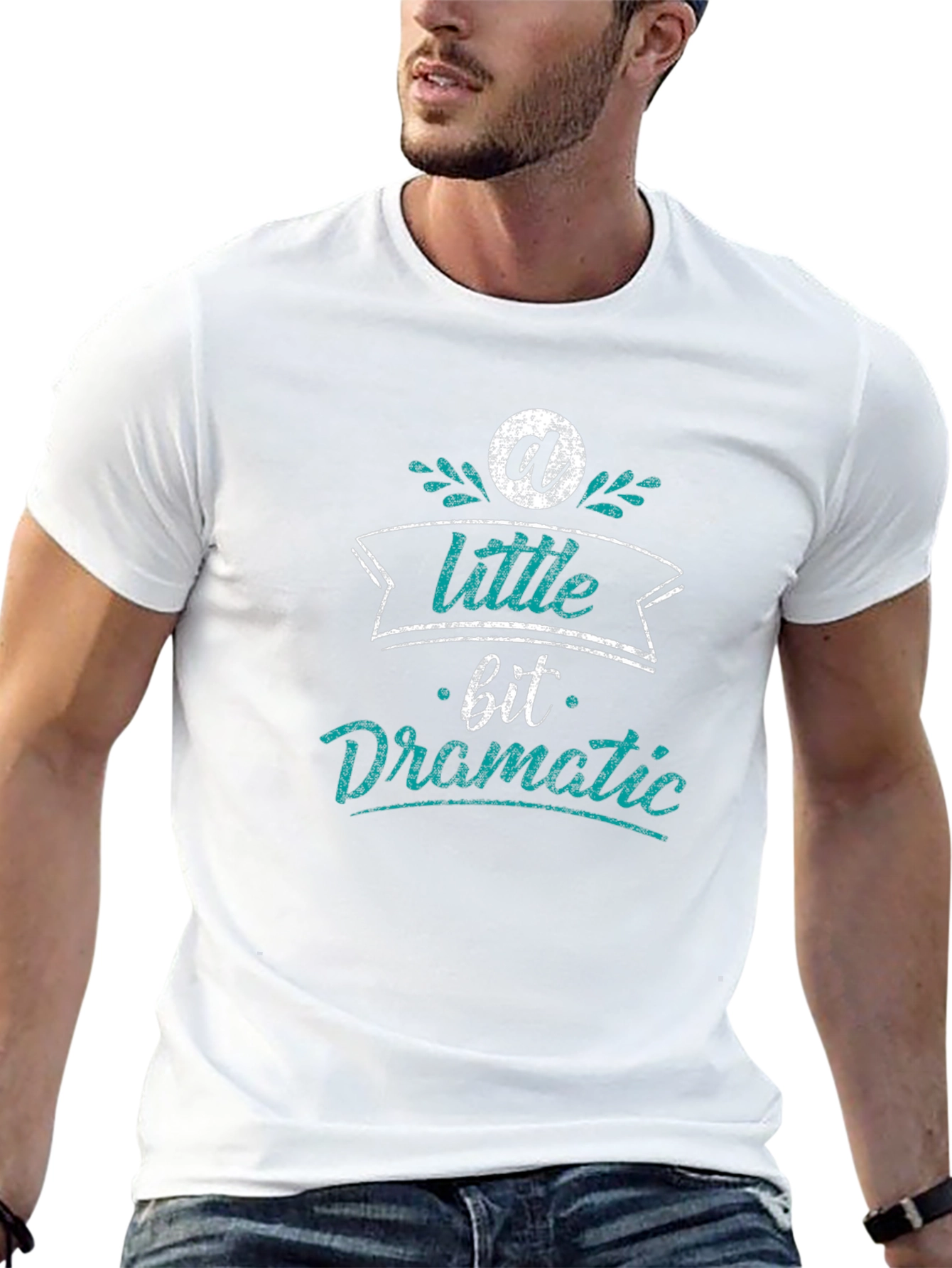 A Little Bit Dramatic Black T-Shirt