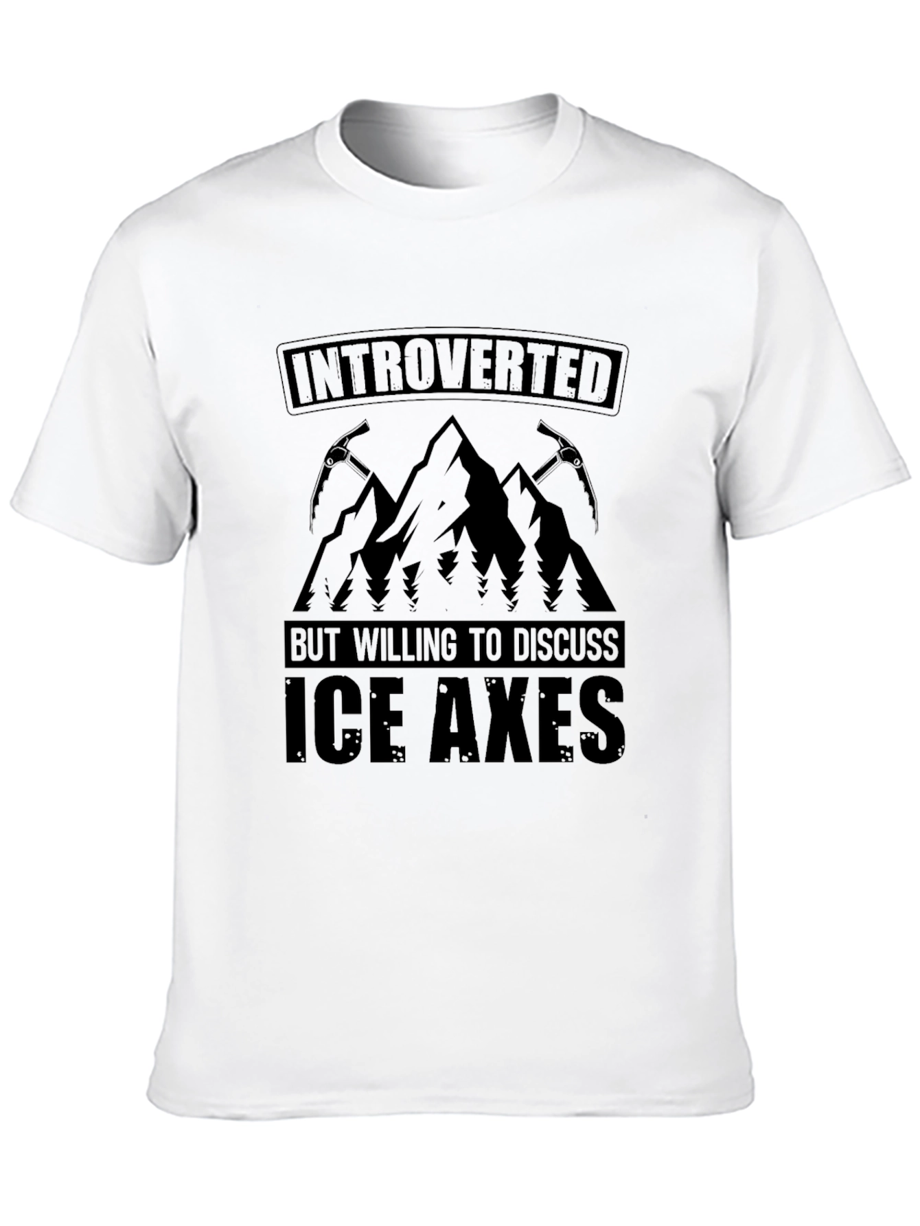 Introverted Ice Axes Graphic T-Shirt - Climbing Tee
