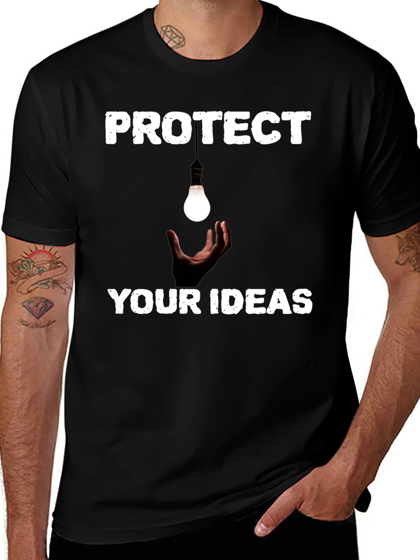 Protect Your Ideas Graphic T-Shirt