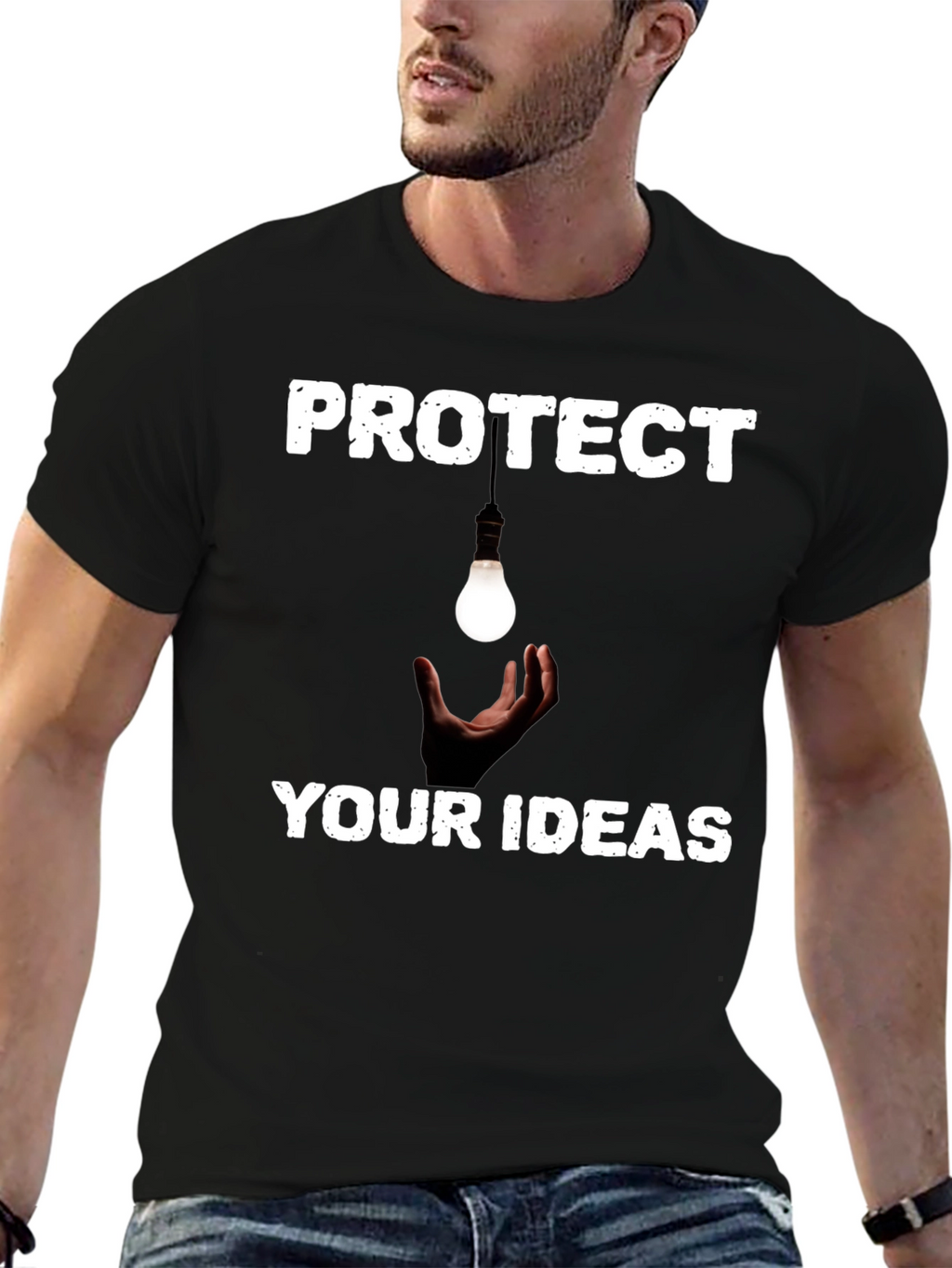 Protect Your Ideas Graphic T-Shirt