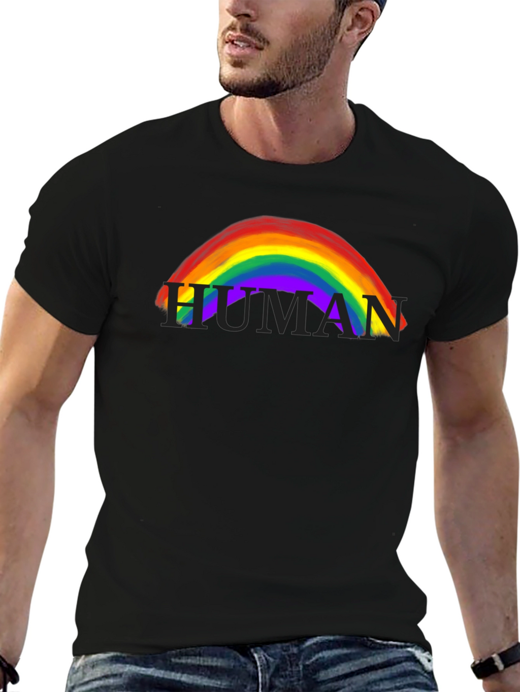Rainbow Human T-Shirt