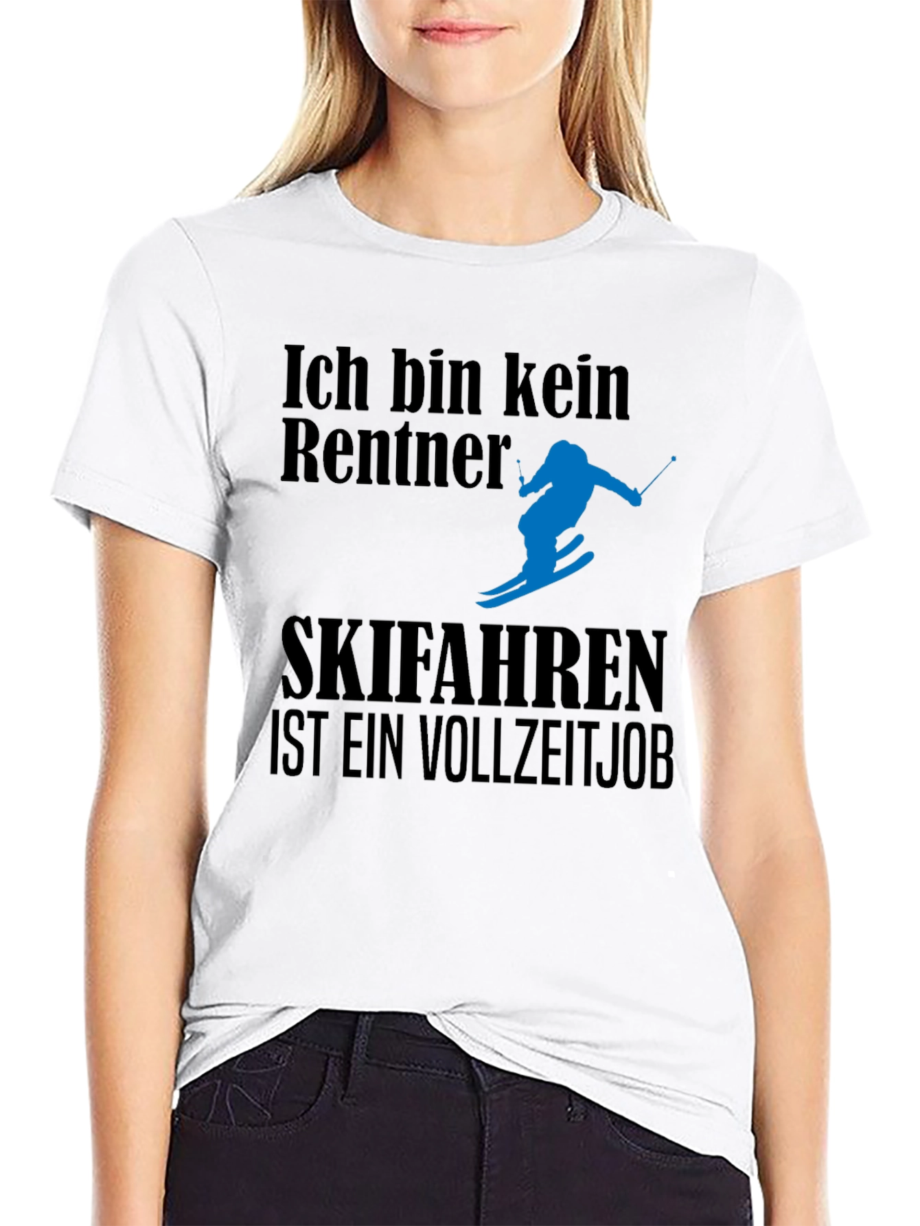Ich Bin Kein Rentner Ski T-Shirt