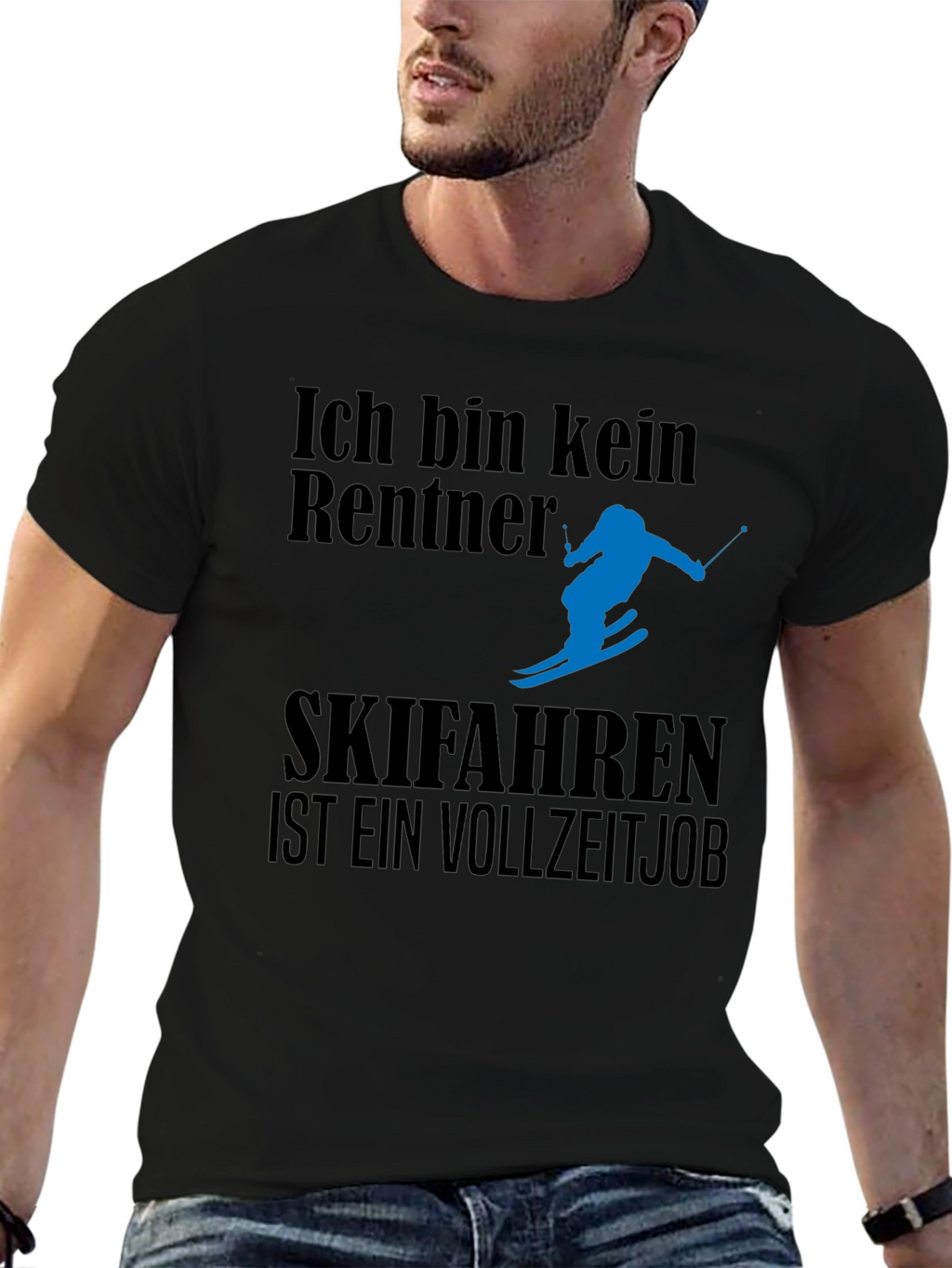 Ich Bin Kein Rentner Ski T-Shirt