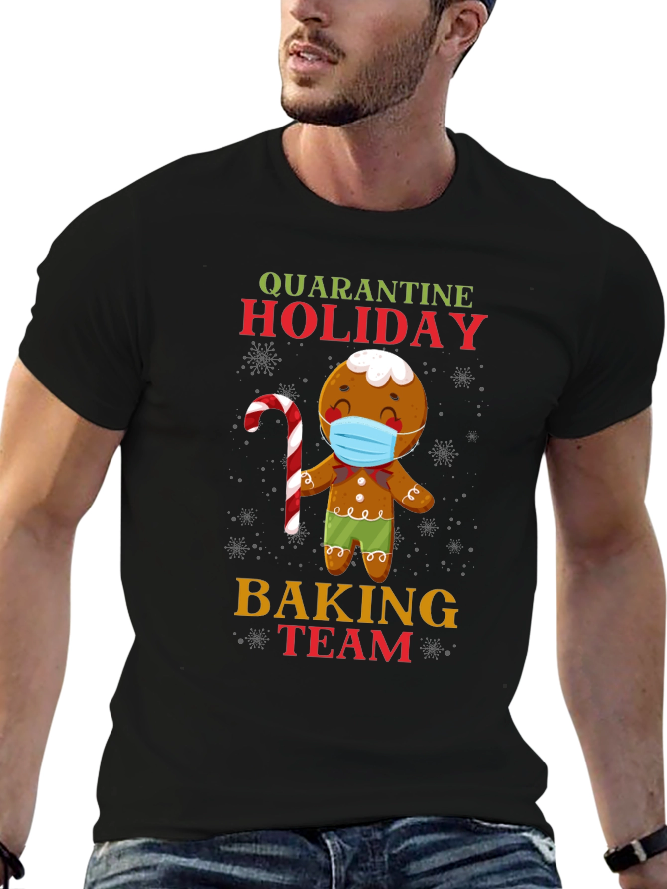 Quarantine Holiday Baking Team Gingerbread T-Shirt