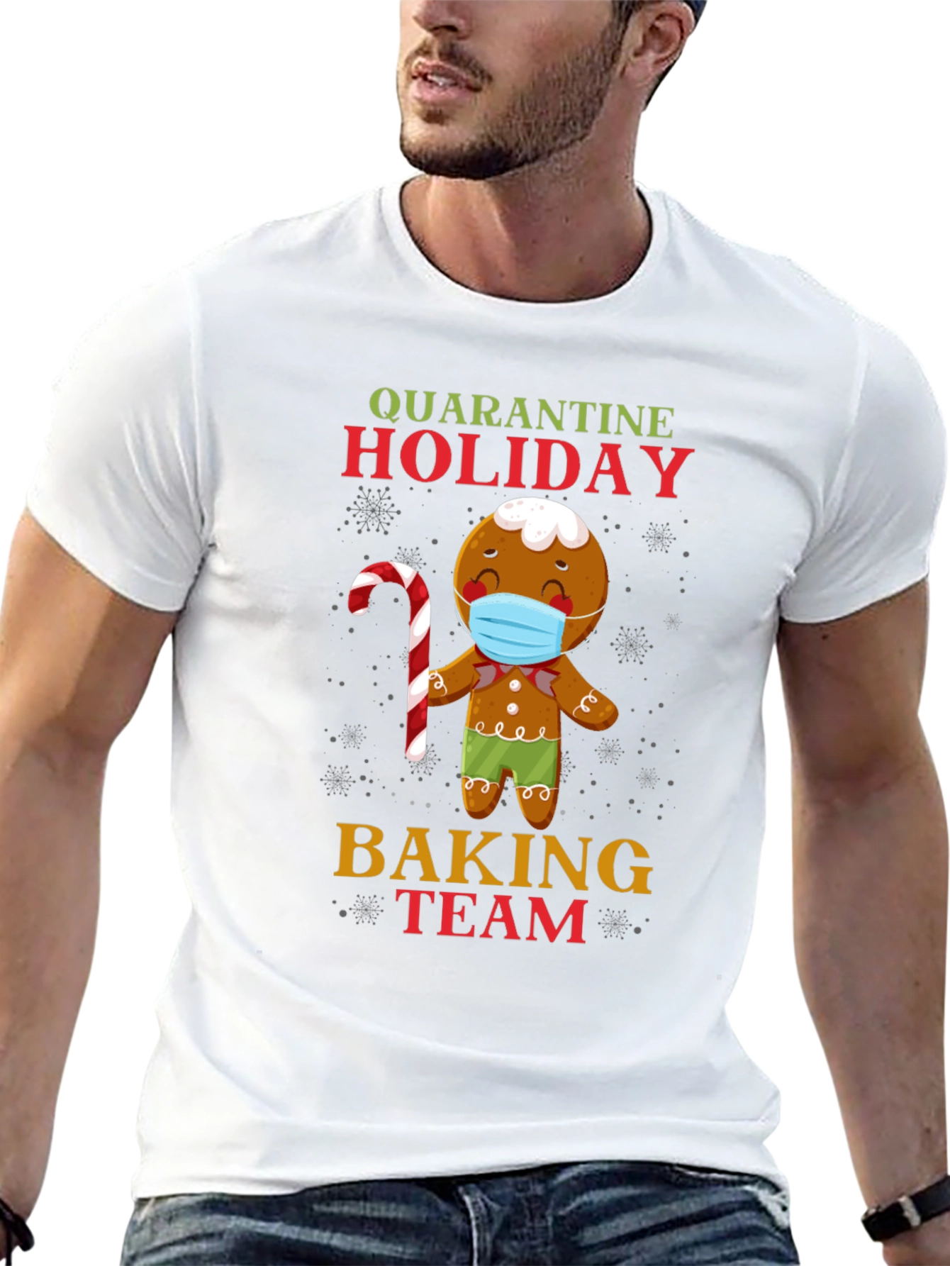 Quarantine Holiday Baking Team Gingerbread T-Shirt