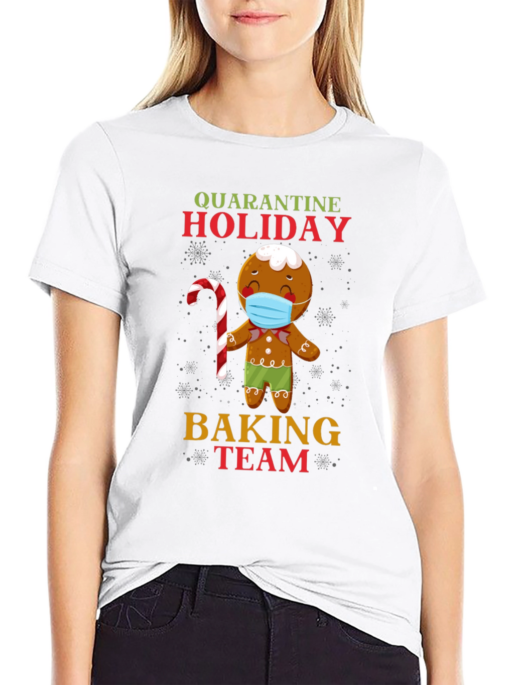Quarantine Holiday Baking Team Gingerbread T-Shirt