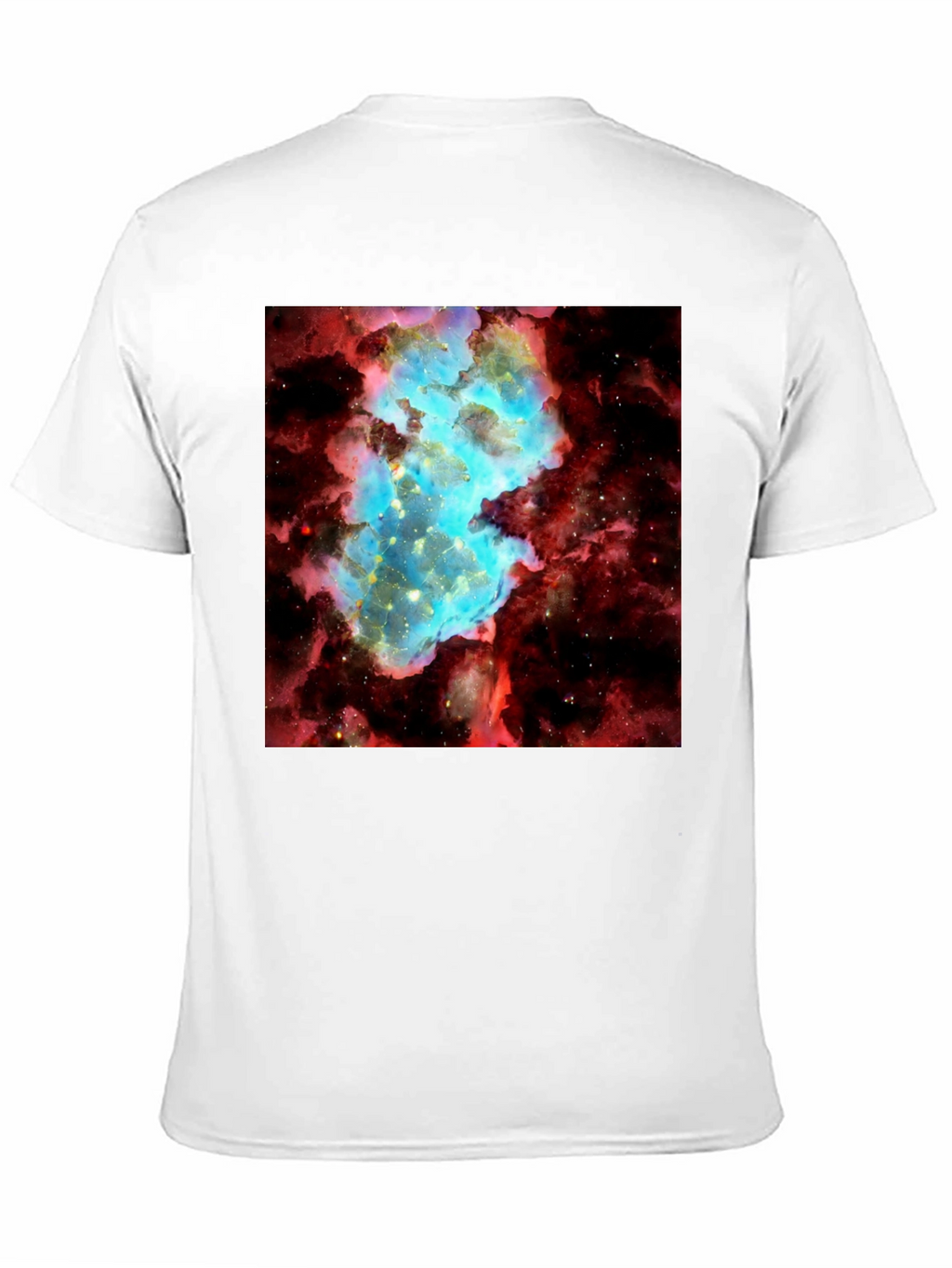Nebula Graphic Tee - Galaxy Universe Print Black T-Shirt