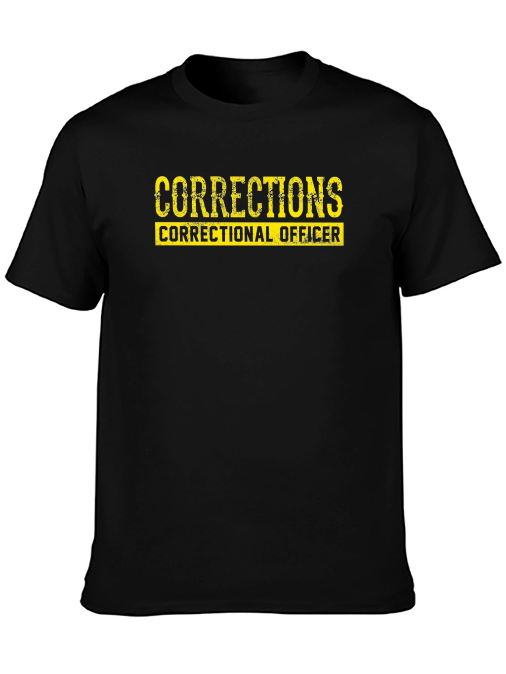 Corrections Correctional Officer Black T-Shirt