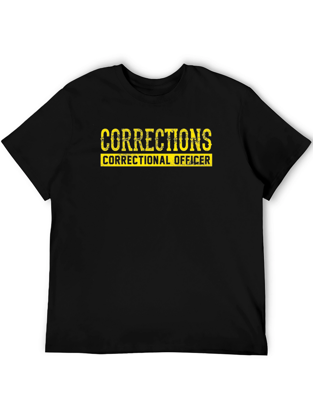 Corrections Correctional Officer Black T-Shirt