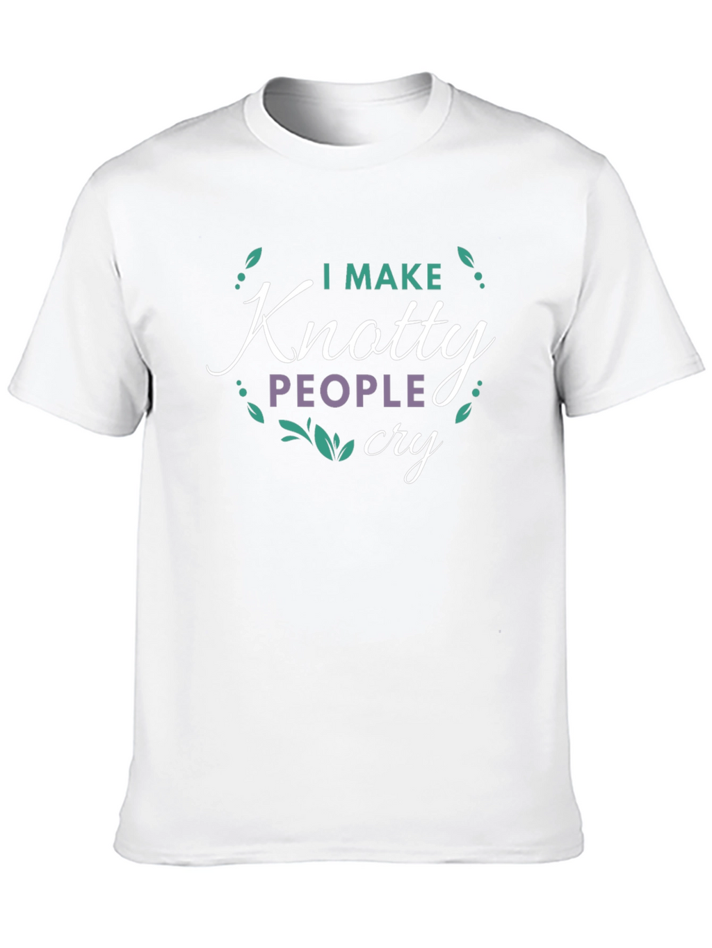 I Make Knotty People Cry Black T-Shirt