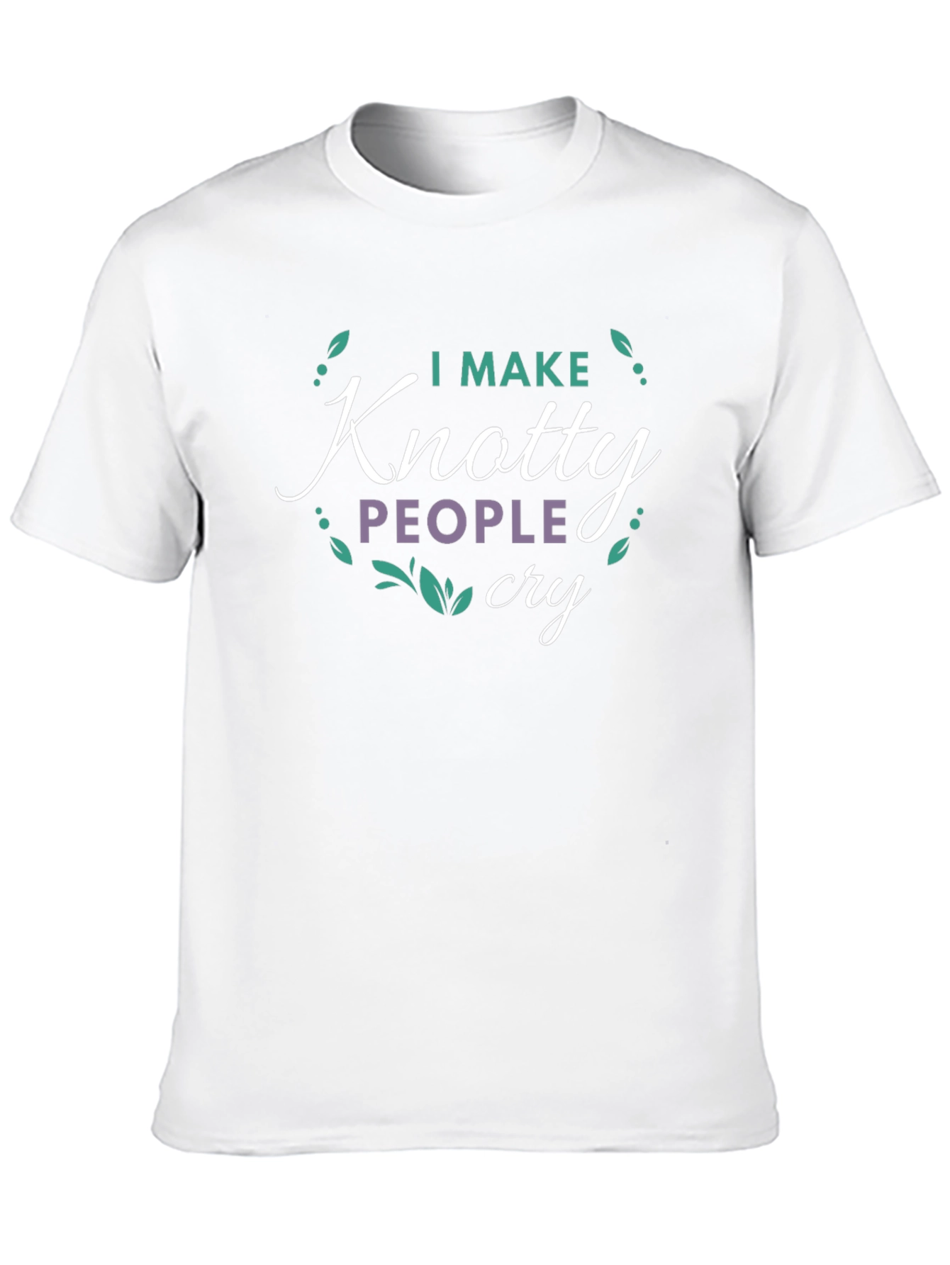 I Make Knotty People Cry Black T-Shirt