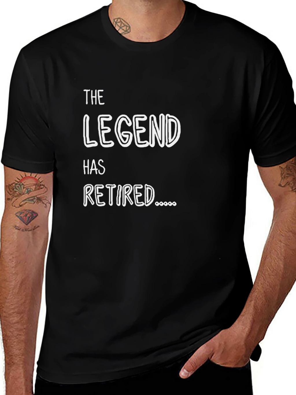 The Legend Has Retired T-Shirt - Funny Retirement Gift