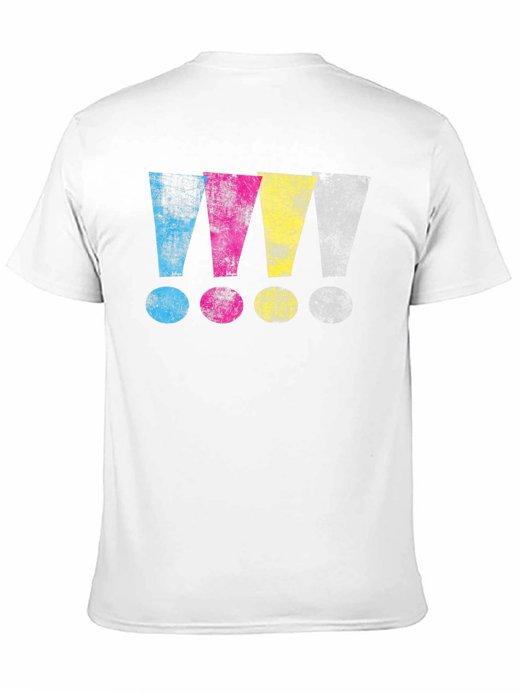 CMYK Exclamation Point Graphic T-Shirt