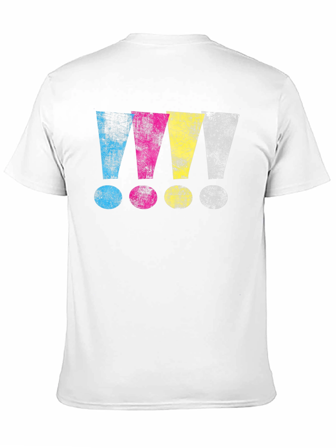 CMYK Exclamation Point Graphic T-Shirt