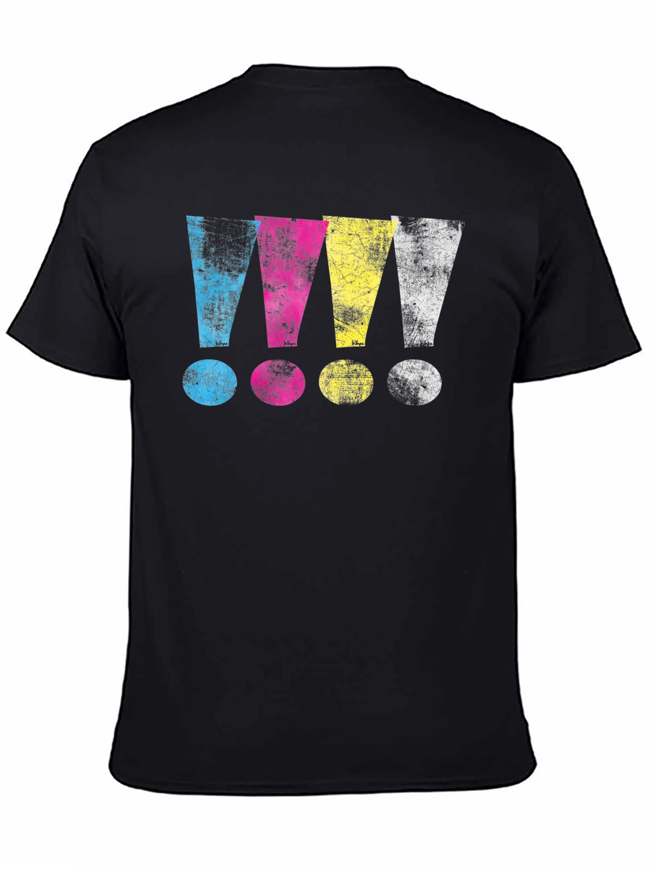 CMYK Exclamation Point Graphic T-Shirt