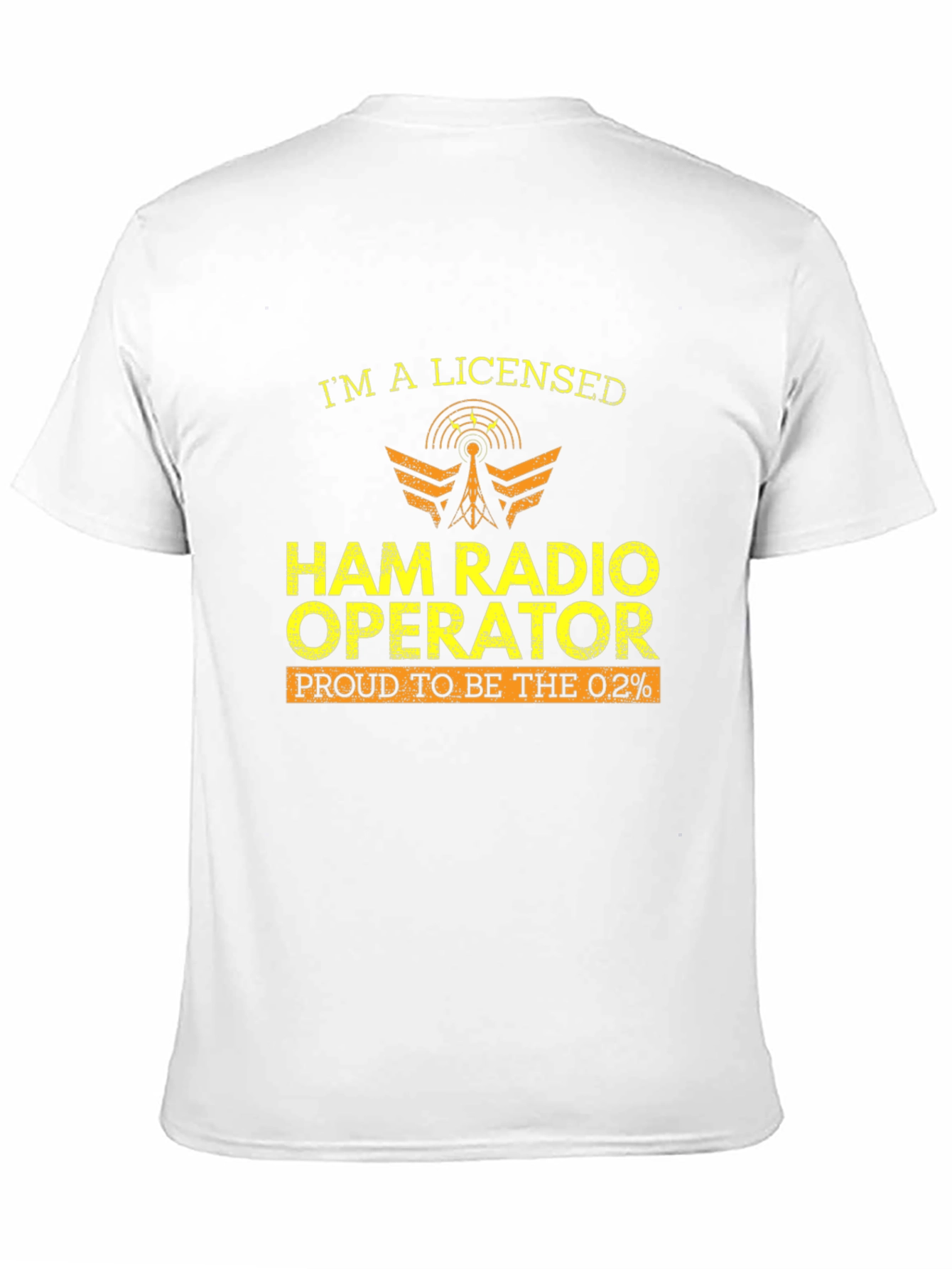 Ham Radio Operator T-Shirt - Licensed Proud 0.2%