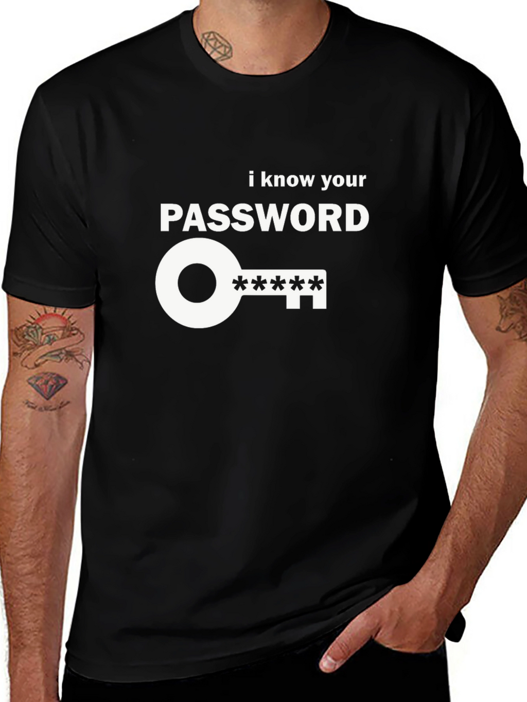 I Know Your Password Graphic Tee